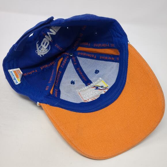 Federated Auto Parts Racing Schrader Racing Strapback Baseball Cap Blue One Size - Picture 7 of 10